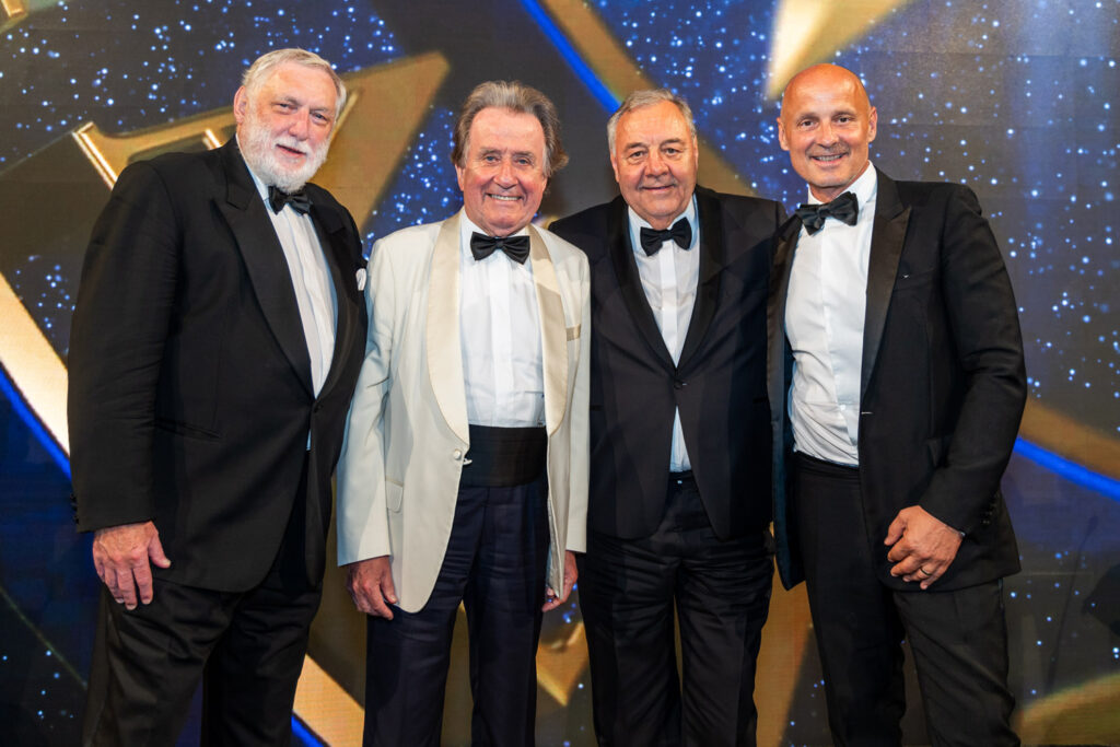 Die vier Preisträger: Franz Fischler, Rudolf Buchbinder, Werner Grissmann und Bernhard Schlacher © Christian Husar