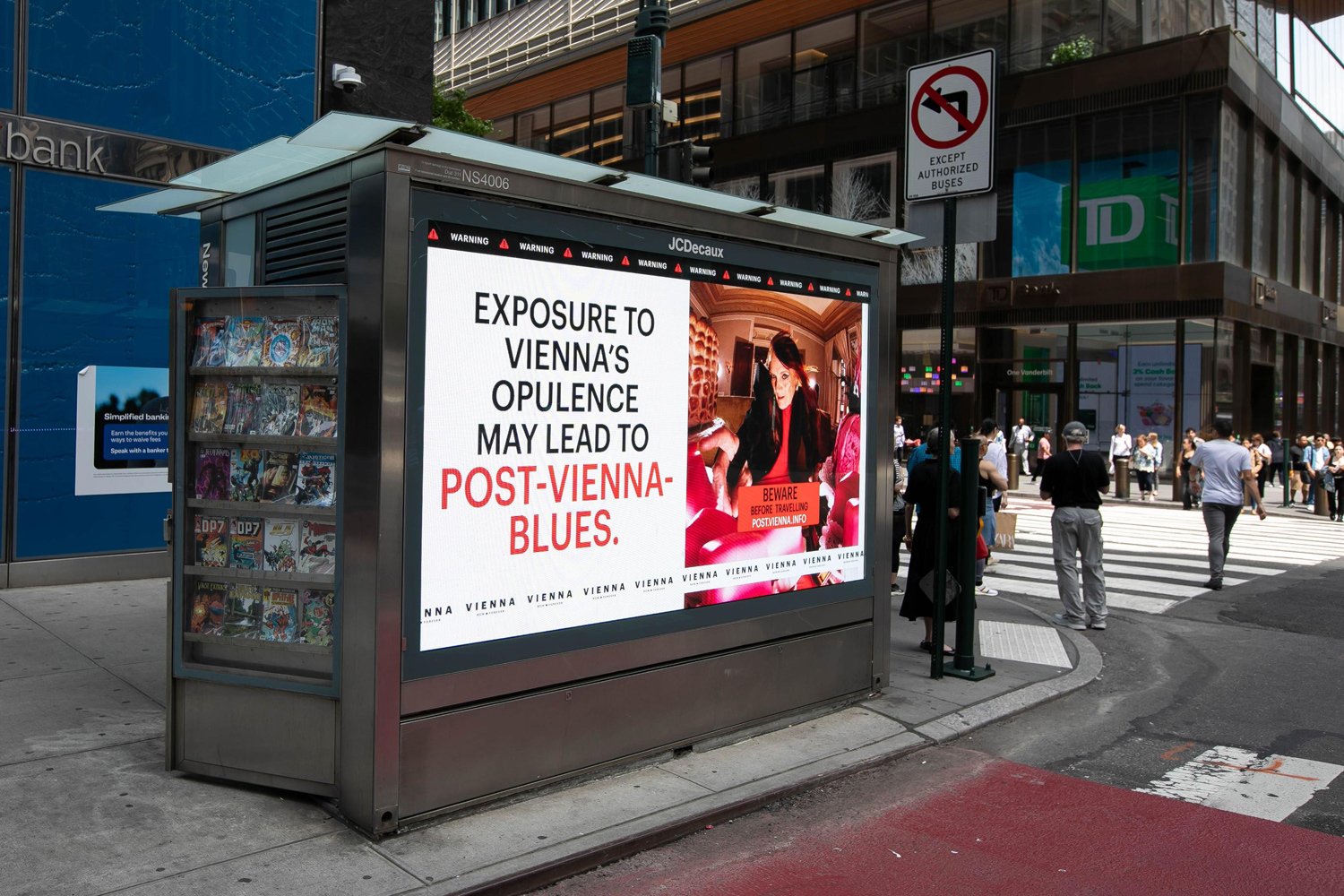»Post Vienna Blues«-Sujet in New York. © Vienna Tourist Board/Michael Nagle