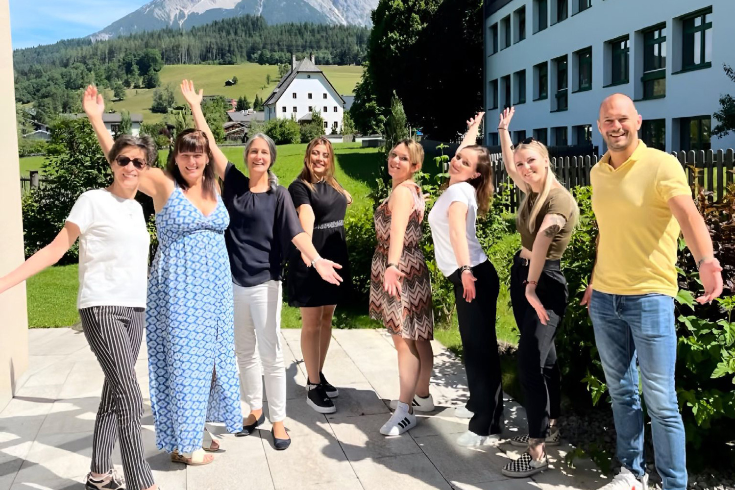 Brigitta Brunner, Raphaela Jager, Rita Einöder, Mariam Esmaiel-Beigi, Denise Hensel, Monika Berkmann, Hannah Heiling und Peter Plavec © Victoria Auer